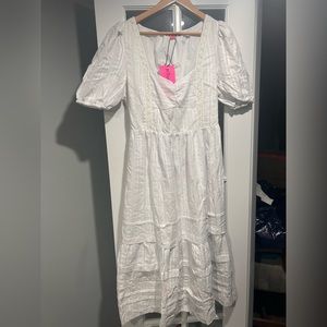 Betsy Johnson linen dress- new with tags